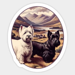 Terriers of Scotland Sticker